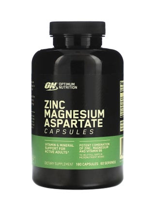 Zinc Magnesium Aspartate, 180 Capsules - v1690446800/N53423469A_1