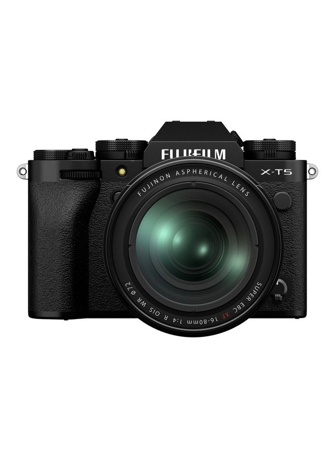 FUJIFILM Digital Camera X-T5 Black - XF16-80MM Kit  - Image 1