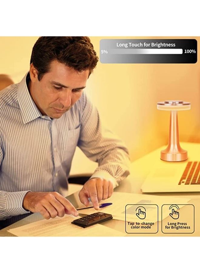 ADDFiT LED Desk Lamp With Sensor Brown - Image 5