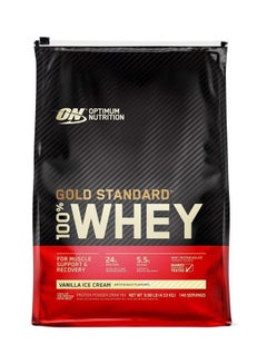 Optimum Nutrition Gold Standard 100% Whey Protein - Vanilla Ice Cream, 146 Servings  - Image 1