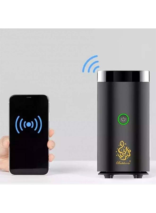آد فيت - مبخرة كهربائية مع مكبر صوت وقارئ قرآن وسبيكر بلوتوث أسود - Image 1