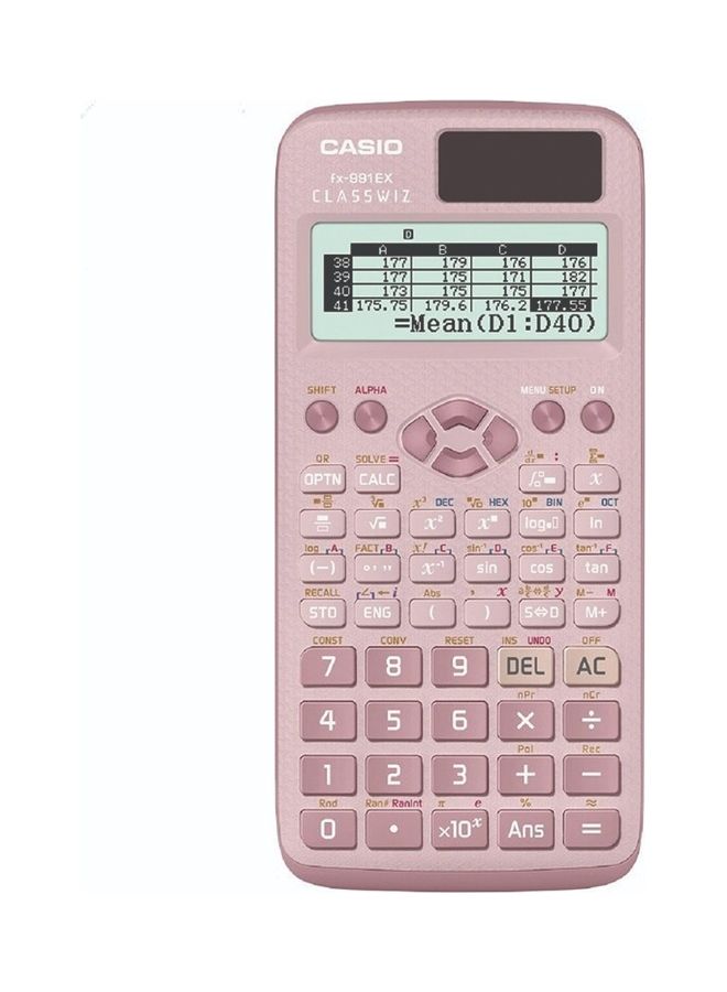 CASIO - CALCULATOR Pink Casio Calculator FX-991EX-PK Multicolour - Image 1