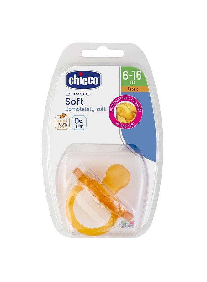 Chicco - PhysioForma Soft Latex Soother 6-16M 1Pc - Image 1