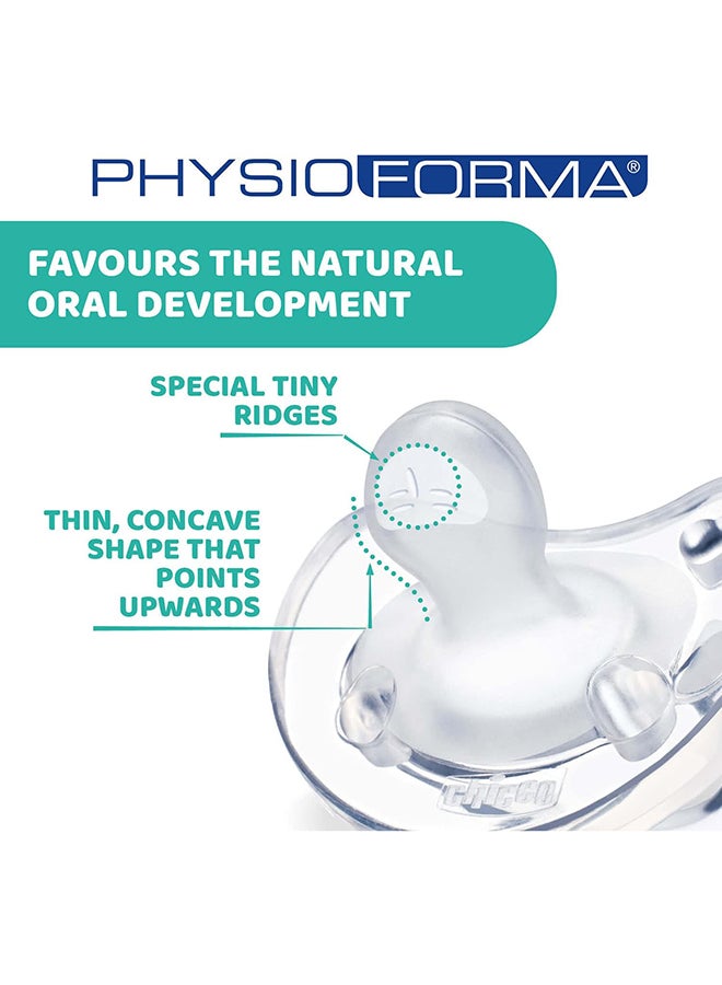 شيكو لهاية فيزيو سوفت من السيليكون لعمر بين 0-6 أشهر بلون أزرق، قطعة واحدة - Image 5