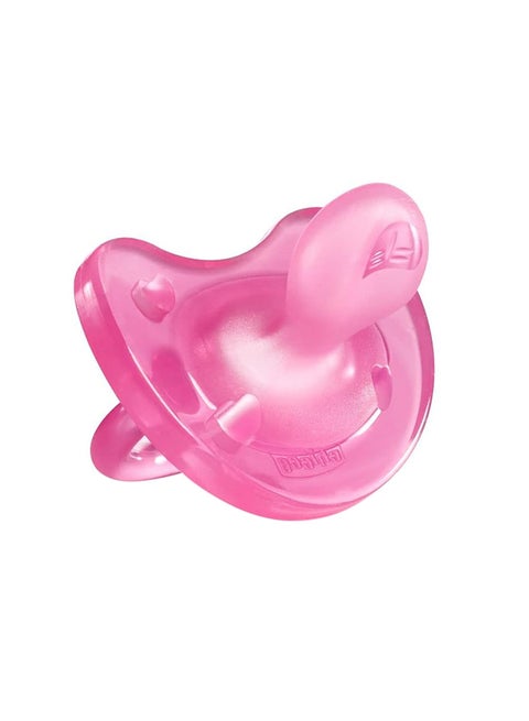 PhysioForma Soft Silicone Soother 6-16M 1Pc, Pink