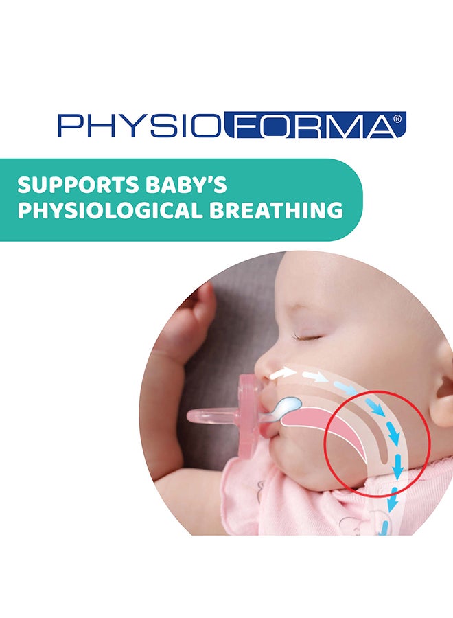 Chicco PhysioForma Soft Silicone Soother 6-16M 1Pc, Pink  - Image 4