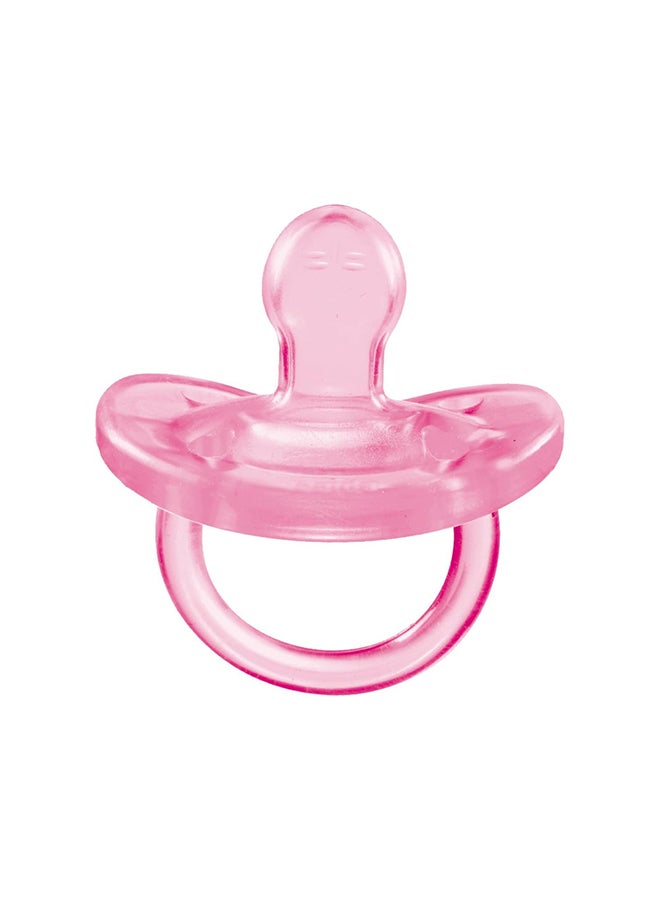 Chicco - PhysioForma Soft Silicone Soother 6-16M 1Pc, Pink - Image 1