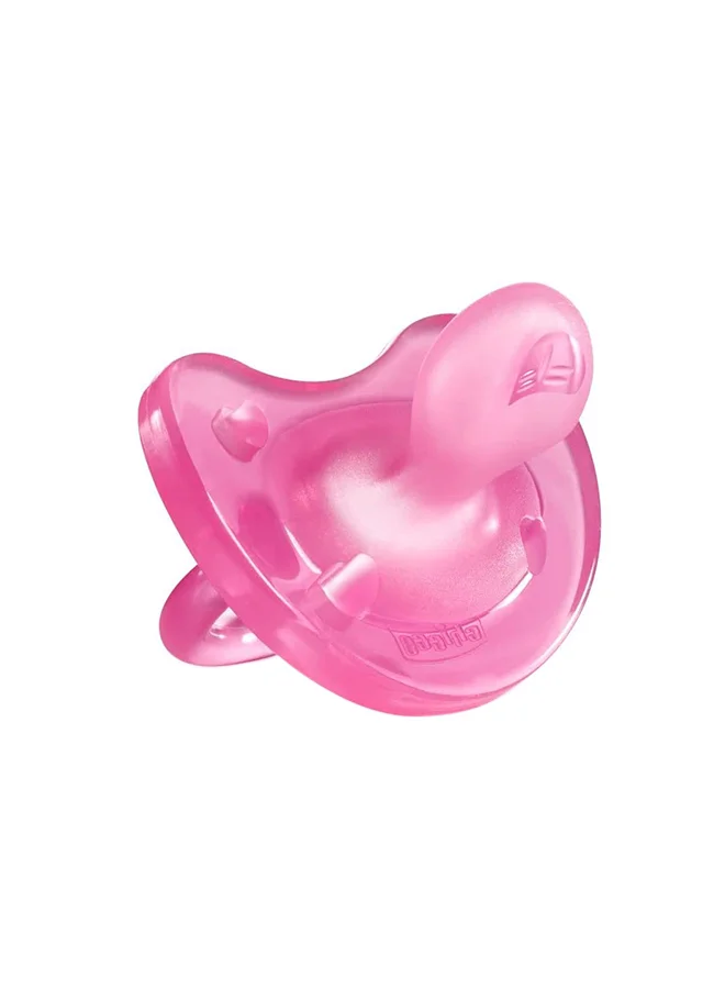 Chicco PhysioForma Soft Silicone Soother 16-36M 1Pc, Pink