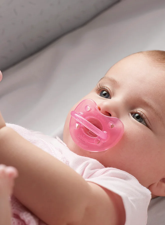 Chicco PhysioForma Soft Silicone Soother 16-36M 1Pc, Pink