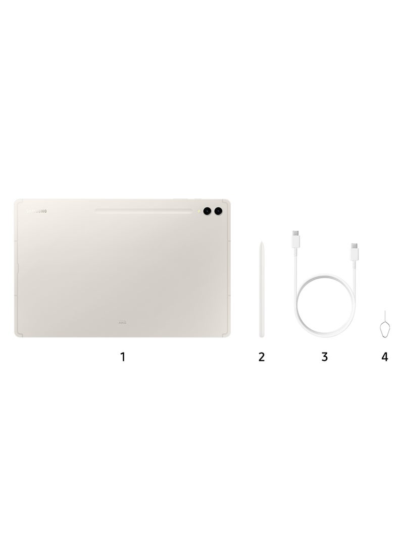 Samsung - Galaxy Tab S9 Ultra Beige 12GB RAM 256GB Wifi - Middle East Version - Image 1