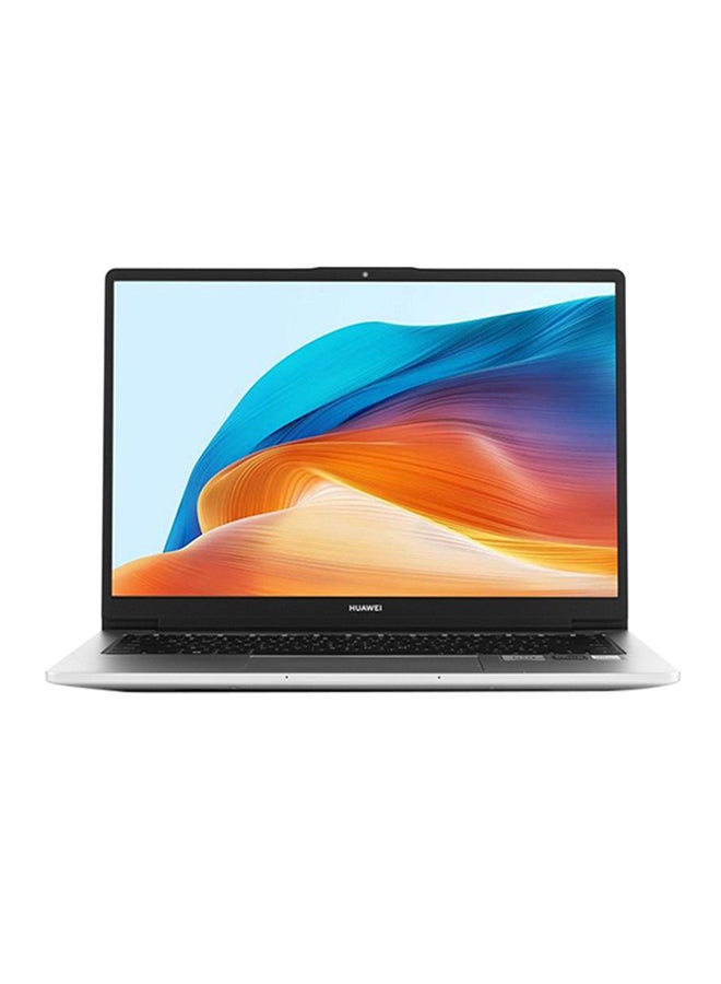HUAWEI (Upgraded Version) MateBook D14 Laptop With 14-Inch Display, Core i5-1240P Processor/8GB RAM/512GB SSD/Windows 11/Intel Iris Xe Graphics English/Arabic Mystic Silver English/Arabic Mystic Silver - Image 1