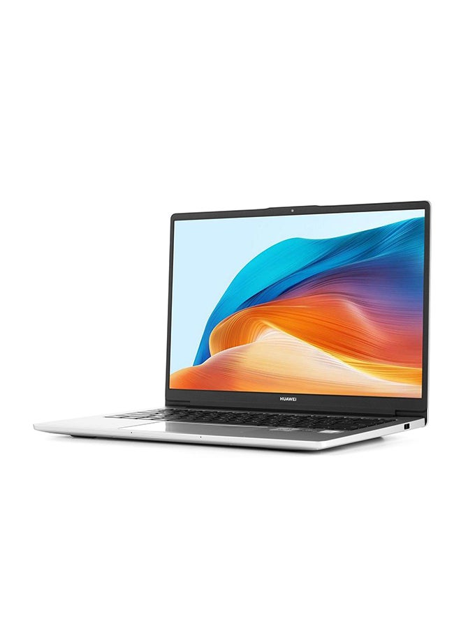 HUAWEI (Upgraded Version) MateBook D14 Laptop With 14-Inch Display, Core i5-1240P Processor/8GB RAM/512GB SSD/Windows 11/Intel Iris Xe Graphics English/Arabic Mystic Silver English/Arabic Mystic Silver - Image 2