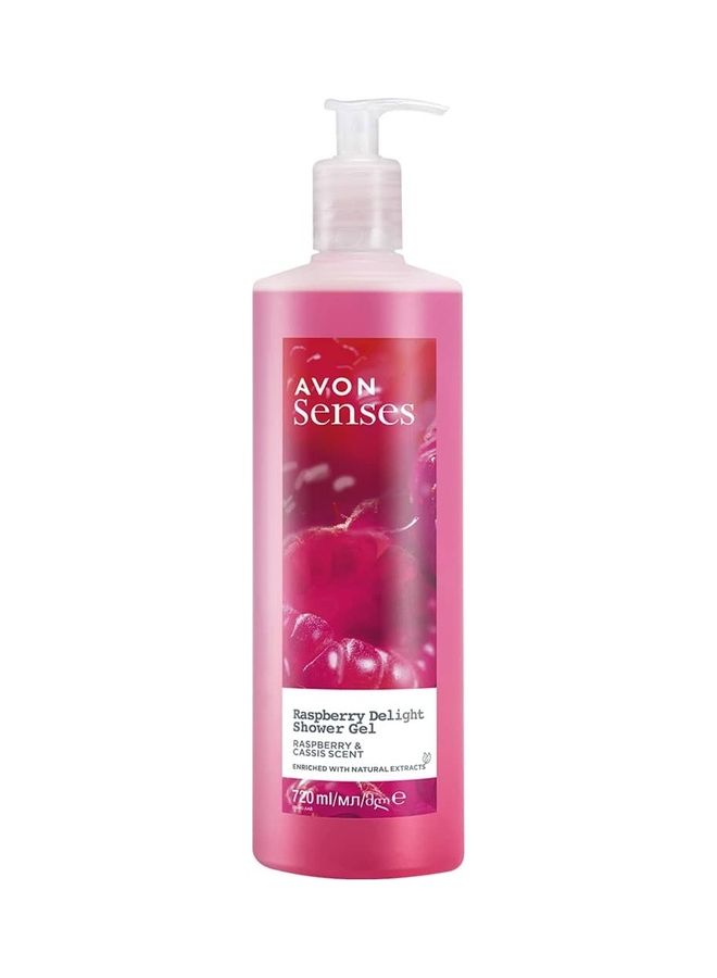 آفون - Senses Raspberry Twist Shower Gel 720ml - Image 1
