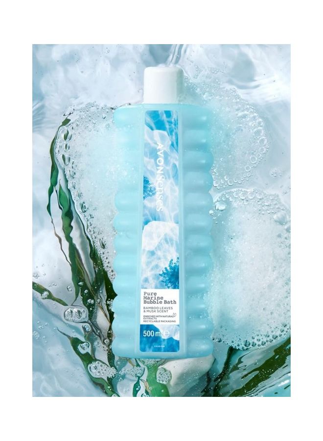AVON Senses Pure Marine Bubble Bath 500ml - Image 2