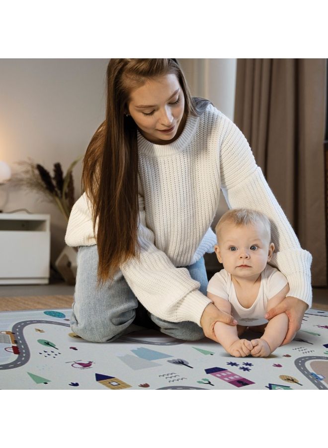 مون My First Foldable Activity Floor Gym Play And Crawl Mat For Months And Above - Image 3