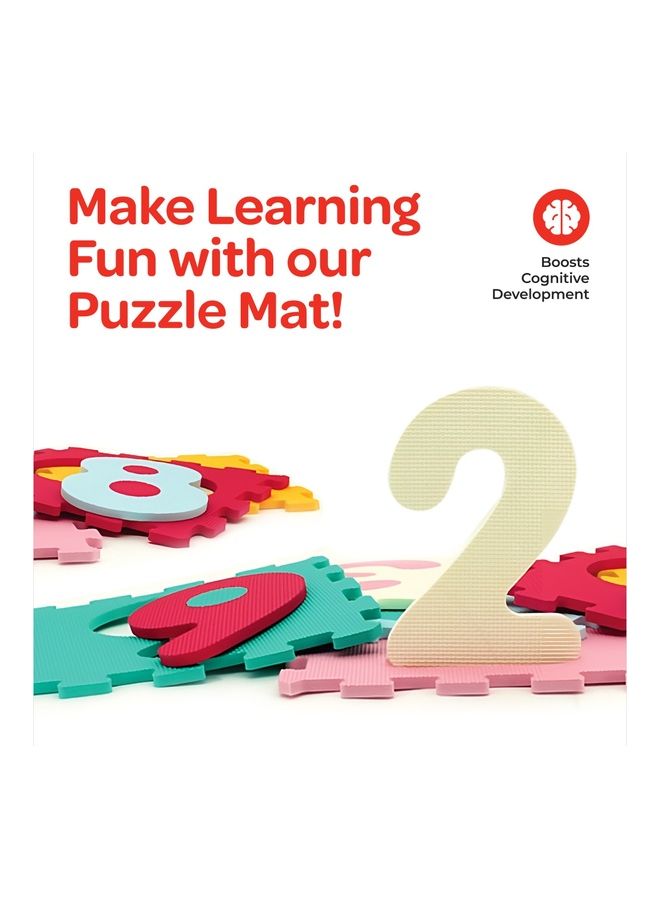 Moon Kids Puzzle Activity Floor Mat For 10 Months And Above Numbers 10 Pcs - Image 4
