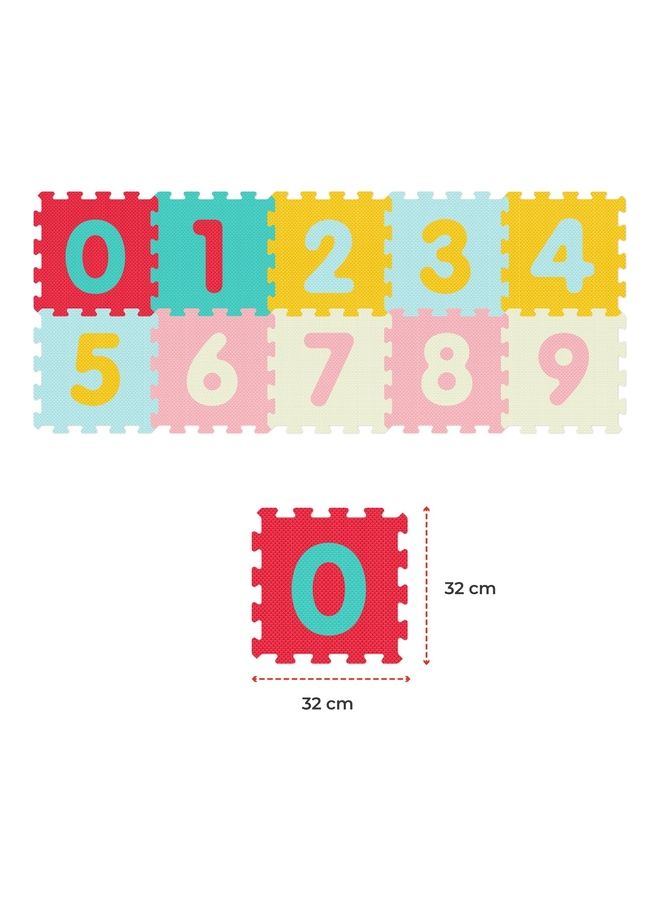 Moon Kids Puzzle Activity Floor Mat For 10 Months And Above Numbers 10 Pcs - Image 5