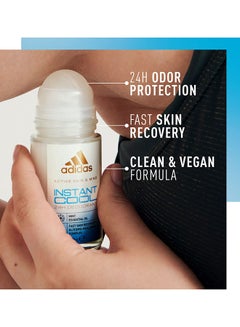 Adidas Active Skin And Mind Instant Cool Roll On Deodorant 50ml  - Image 3