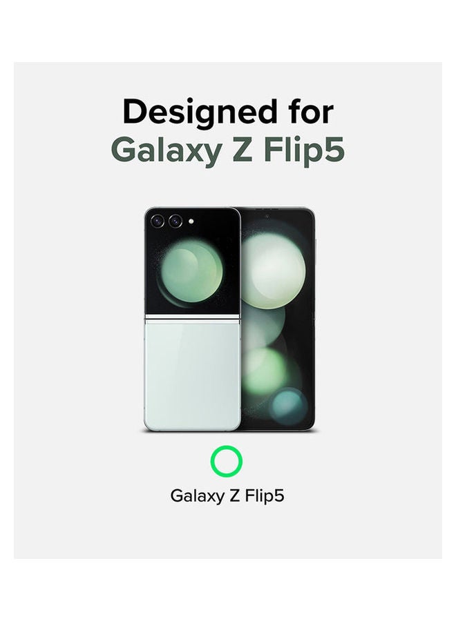 Ringke Slim Cover Compatible with Samsung Galaxy Z Flip 5 Case Premium Thin Transparent Hard PC with Non-Slip Grip Protective Phone Cover - Clear - Image 2