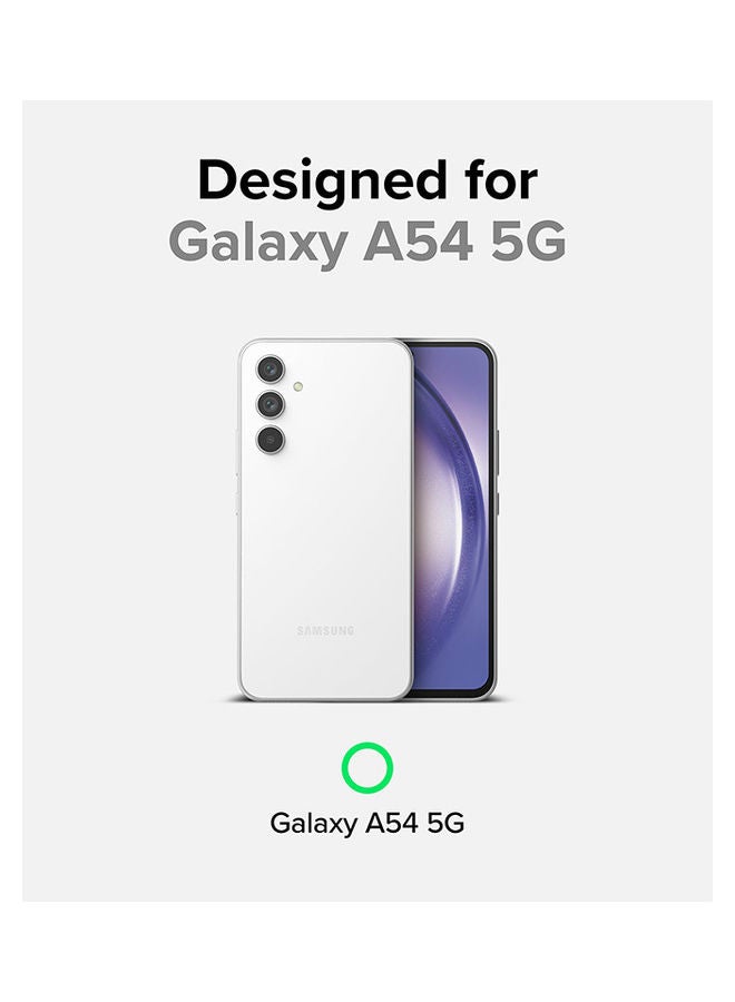 Ringke Fusion Series Cover Compatible with Samsung Galaxy A54 5G Case Translucent Anti-Scratch Hard PC Back Shockproof TPU Bumper Protective Phone Case - Matte Clear - Image 2