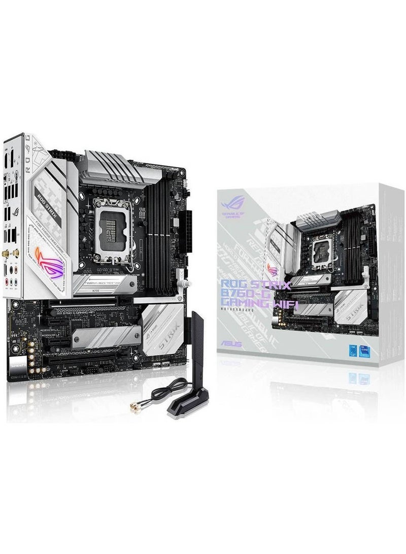 أسوس لوحة ROG STRIX B760-G للألعاب، واي فاي/LGA1700، B760، USB3.2 GEN 2، ميجابايت  - Image 1
