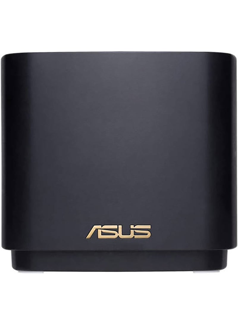 ASUS - AX1800 Whole-Home Mesh WiFi 6 System – Coverage up to 4,800 Sq. ft. / 5+ rooms, easy setup, life-time free network security & parental controls - 90IG07M0-MO3C30 2 Pk Black - Image 1