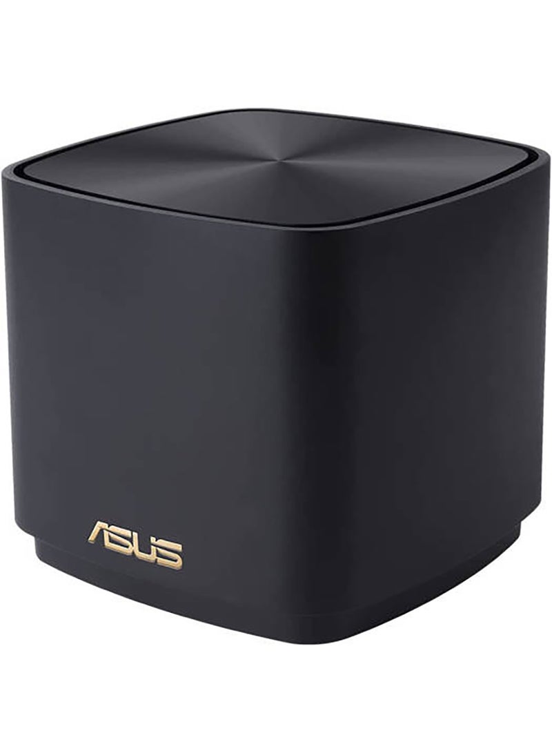 ASUS - AX1800 Whole-Home Mesh WiFi 6 System – Coverage up to 4,800 Sq. ft. / 5+ rooms, easy setup, life-time free network security & parental controls - 90IG07M0-MO3C30 2 Pk Black - Image 1