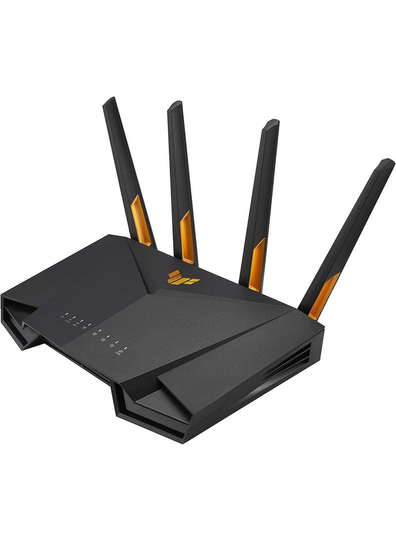 ASUS TUF Gaming AX4200 Dual Band WiFi 6 Extendable Gaming Router, 2.5G Port, Gaming Port, Mobile Game Mode, Port Forwarding, Subscription-free Network Security, Instant Guard, VPN, AiMesh Compatible Black  - Image 1