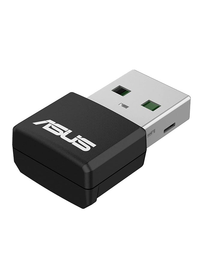 ASUS AX1800 Dual Band WiFi 6 USB Adapter, WiFi 6, 802.11ax, WPA3 Network Security, 5GHz Frequency Band, Compact Size (USB-AX55 Nano) Black  - Image 3