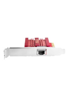 XG-C100C 10GBase-T PCIe Network Adapter with Backward Compatibility of 5/2.5/1G and 100Mbps ; RJ45 Port and Built-in QoS Red - v1690522859/N53423333A_2