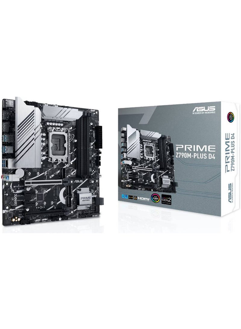 ASUS - PRIME Z790M-PLUS D4/LGA1700,Z790,USB3.2 GEN 2,MB Grey - Image 1