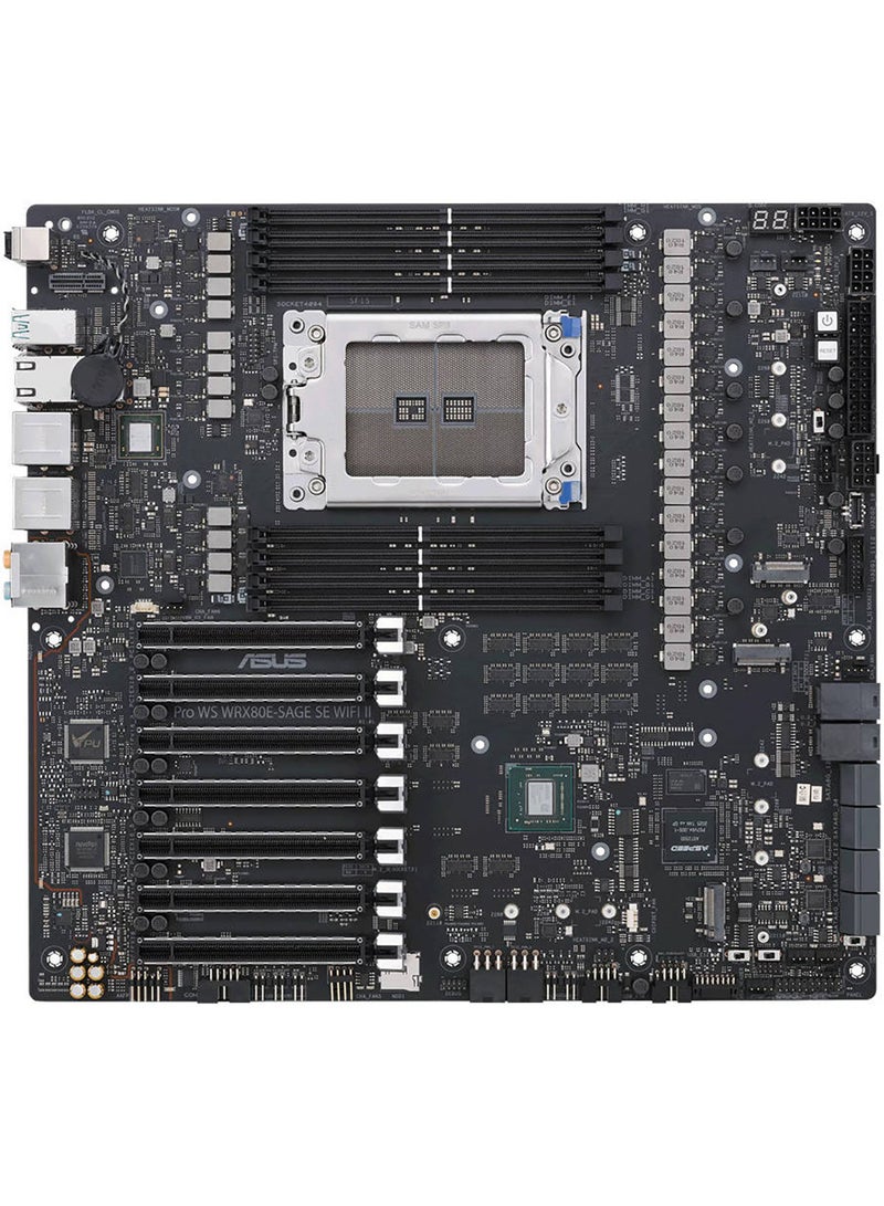 ASUS PRO WS WRX80E-SAGE SE WIFI II /AMD SWRX8,WRX80,PCIE 4.0,WS MB Black  - Image 4
