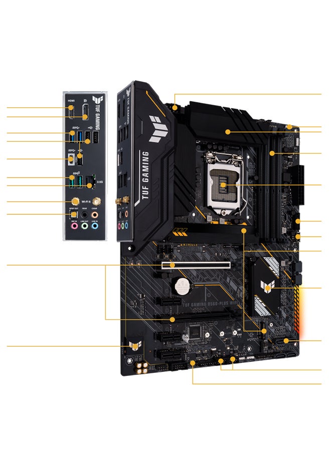 ASUS TUF GAMING B650-PLUS /AM5,B650,USB3.2 GEN 2X2,MB Black - Image 3