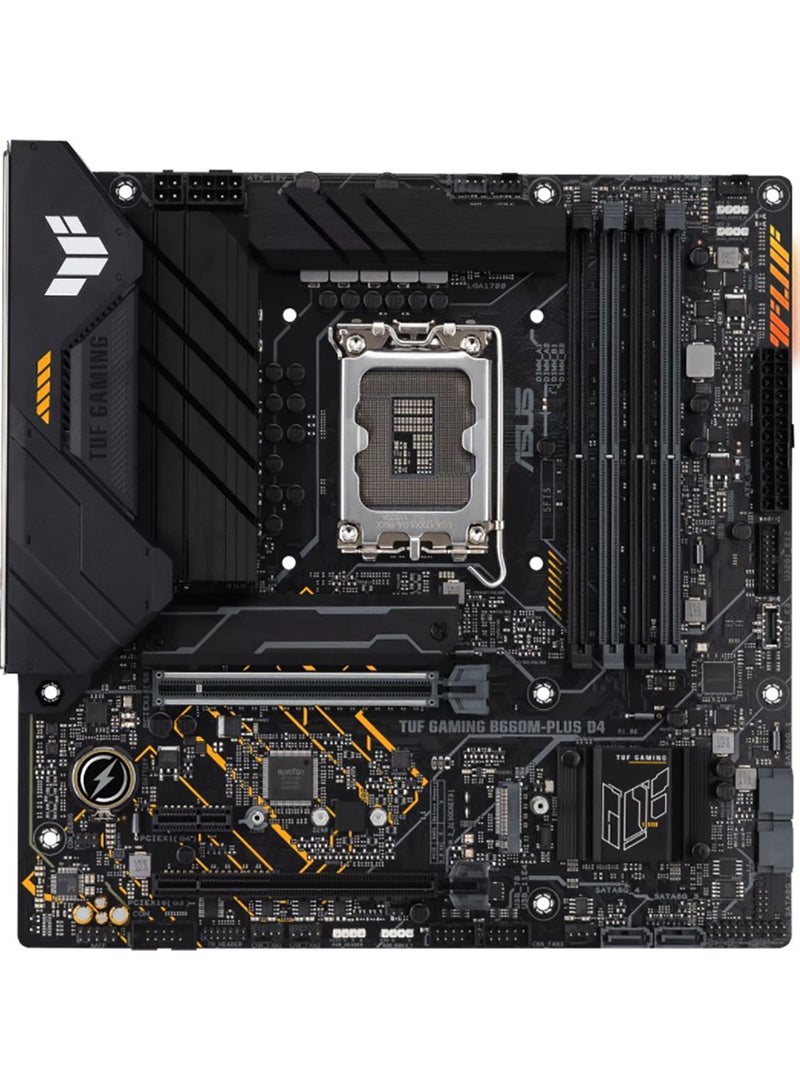 أسوس لوحة أم TUF GAMING B660M-PLUS D4/LGA1700، B660، USB3.2 GEN 2X2، MB  - Image 2