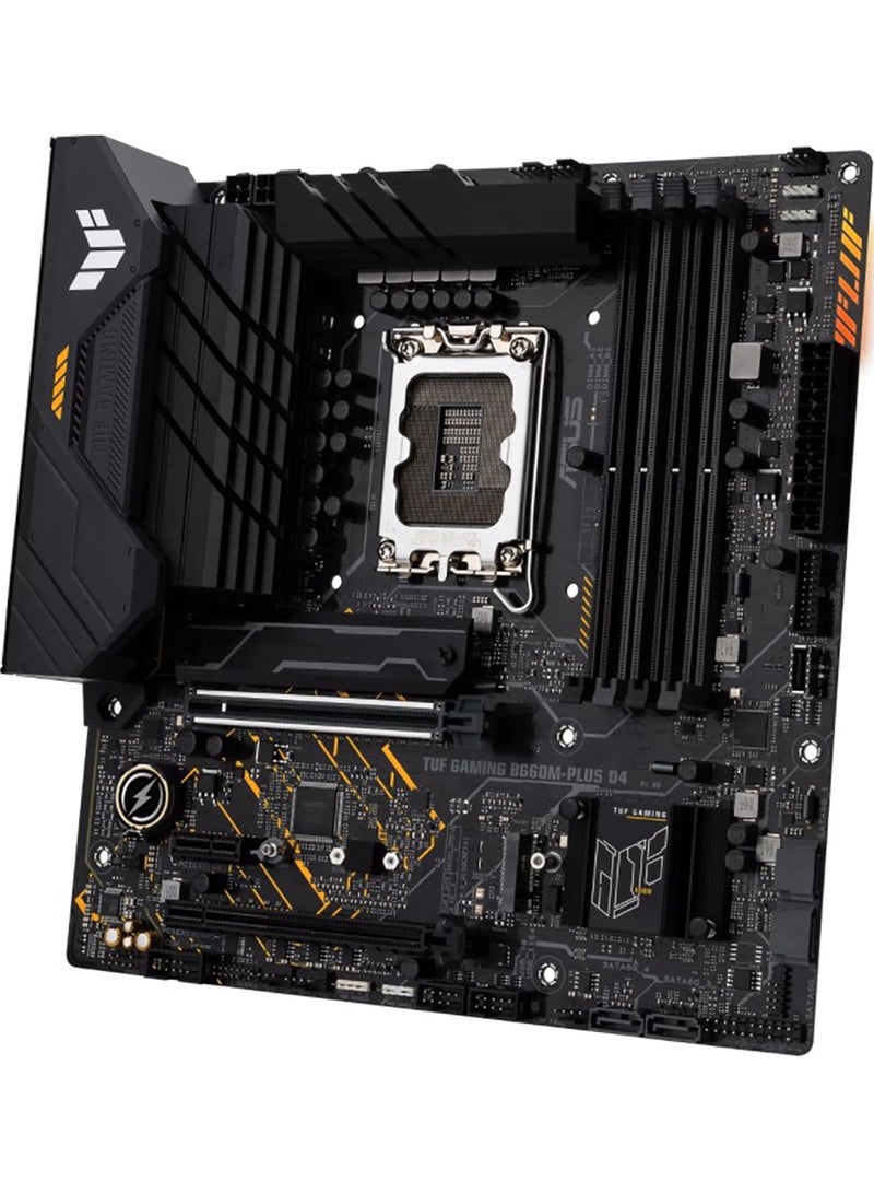 أسوس لوحة أم TUF GAMING B660M-PLUS D4/LGA1700، B660، USB3.2 GEN 2X2، MB  - Image 3