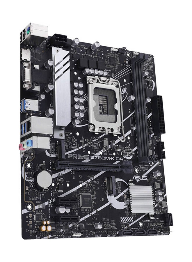 أسوس برايم B760M-K D4 // LGA1700، B760، USB3.2 الجيل 1، ميجابايت (90MB1DS0-M0EAY0)  - Image 1