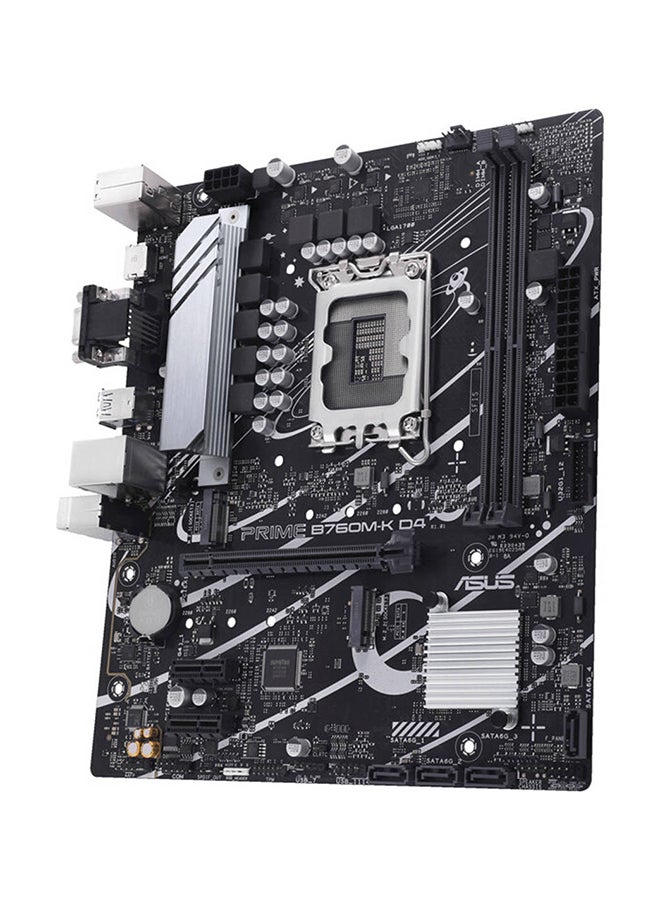 أسوس برايم B760M-K D4 // LGA1700، B760، USB3.2 الجيل 1، ميجابايت (90MB1DS0-M0EAY0)  - Image 3