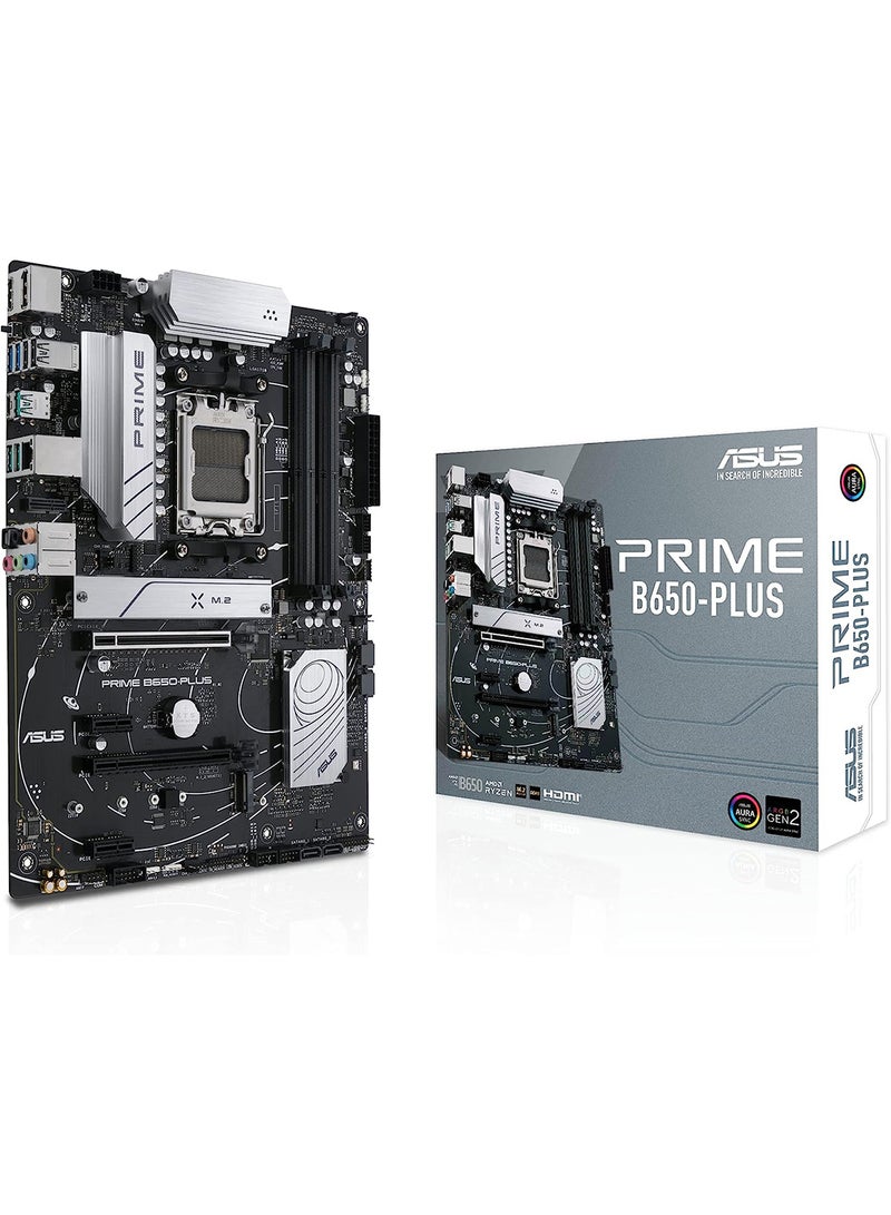أسوس PRIME B650-PLUS//AM5,B650,USB 3.2 GEN 2,AURA,MB Grey  - Image 1