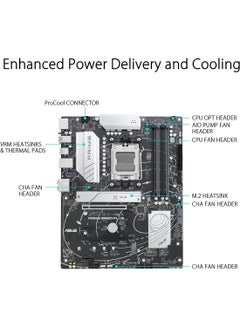 ASUS PRIME B650-PLUS//AM5,B650,USB 3.2 GEN 2,AURA,MB Grey  - Image 2