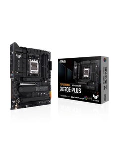 ASUS Tuf Gaming X670E-Plus ATX DDR5 Motherboard, Socket AM5, AMD X670 Chipset, Realtek 2.5Gb Ethernet, 4M.2 Slots, Max 128GB Memory, PCIe 5.0, Aura Sync RGB Lighting, HDMI / DP | 90MB1BJ0-M0EAY0 Black  - Image 1