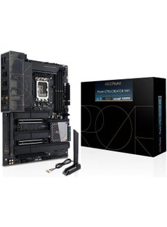 ASUS ProArt Z790-CREATOR WIFI LGA1700 ATX Motherboard, Intel Z790 Chipset, 4 x DDR5 DIMM, 192GB Max Memory, WiFi 6E 6GHz, 10Gb Ethernet, 1 x PCIe 4.0 x16, 1 x HDMI, 2 DP, 6x USB 3.2 | 90MB1DV0-M0EAY0 Black  - Image 1