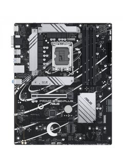ASUS Prime B760-PLUS ATX Motherboard, Intel LGA 1700 Socket, Intel B760 Chipset, PCIe 5.0, Triple PCIe 4.0 M.2 Slots, DDR5 7200+ Support (Max 192GB), Realtek 2.5Gb Ethernet, USB 3.2 Gen 2x2 Type-C, Thunderbolt USB4 Header, DisplayPort, HDMI™, VGA, Aura Sync RGB Lighting, Intel Turbo Boost Technology, Q-Design, AI Suite 3 | 90MB1EF0-M0EAY0 Black  - Image 1