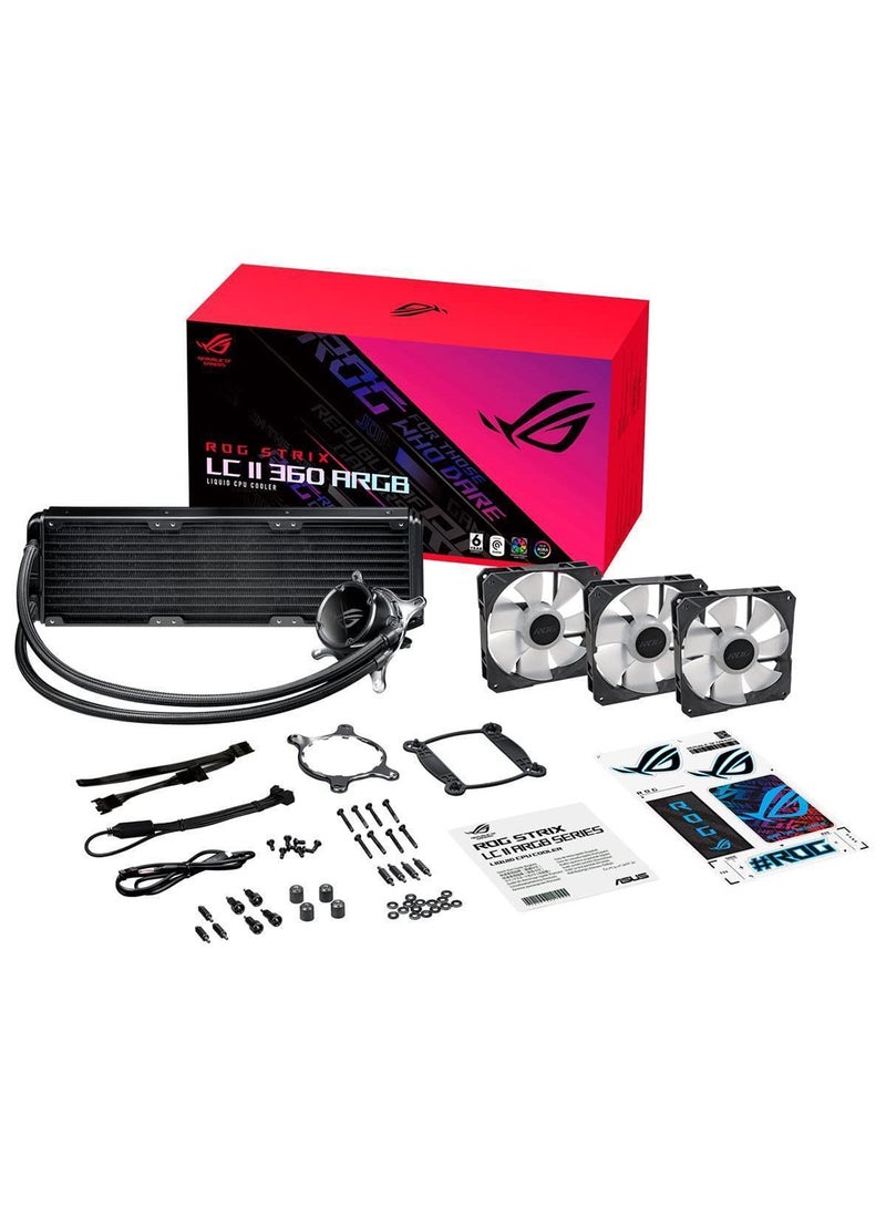 ASUS ROG STRIX LC II 360 ARGB-AE Internal Cooling Systems Black  - Image 4