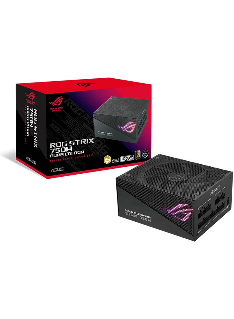 ASUS - ROG-STRIX-750G-AURA-GAMING-AE Power Supply Units Black - Image 1