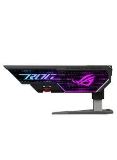 ROG Herculx Graphics Card Anti-Sag Holder Bracket (Solid Zinc Alloy Construction, Easy Toolless Installation, Included Spirit Level, Adjustable Height, Wide Compatibility, Aura Sync RGB) Black - v1690522886/N53423550A_2