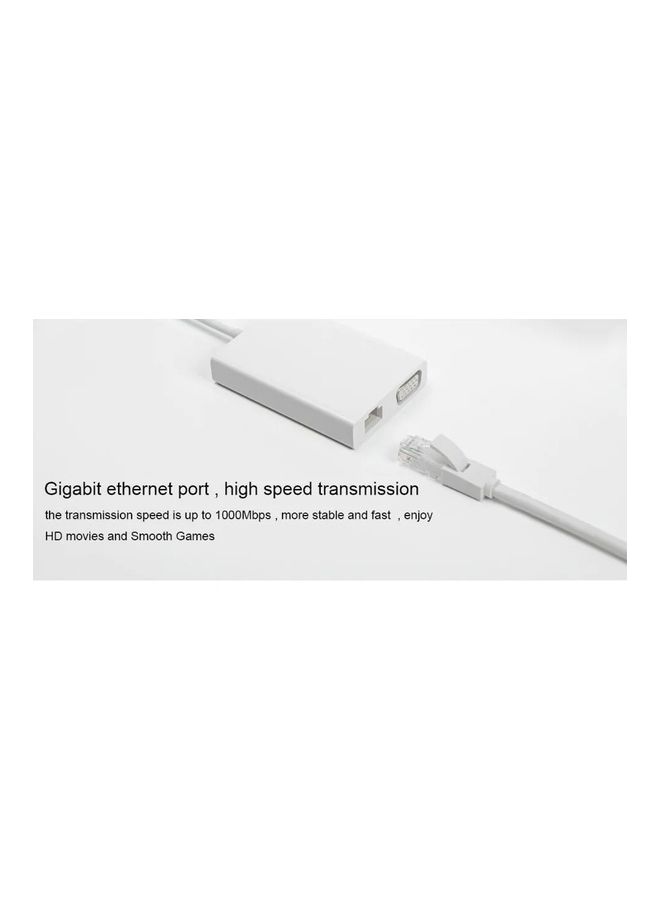 Mi Usb C To Vga And Gigabit Ethernet White - v1690527656/N53423948A_10