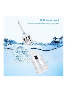 5-Mode IPX 7 Waterproof Cordless Dental Water Flosser Teeth Cleaning Set White - v1690527875/N53423975A_4