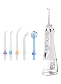 5-Mode IPX 7 Waterproof Cordless Dental Water Flosser Teeth Cleaning Set White - v1690527875/N53423975A_6