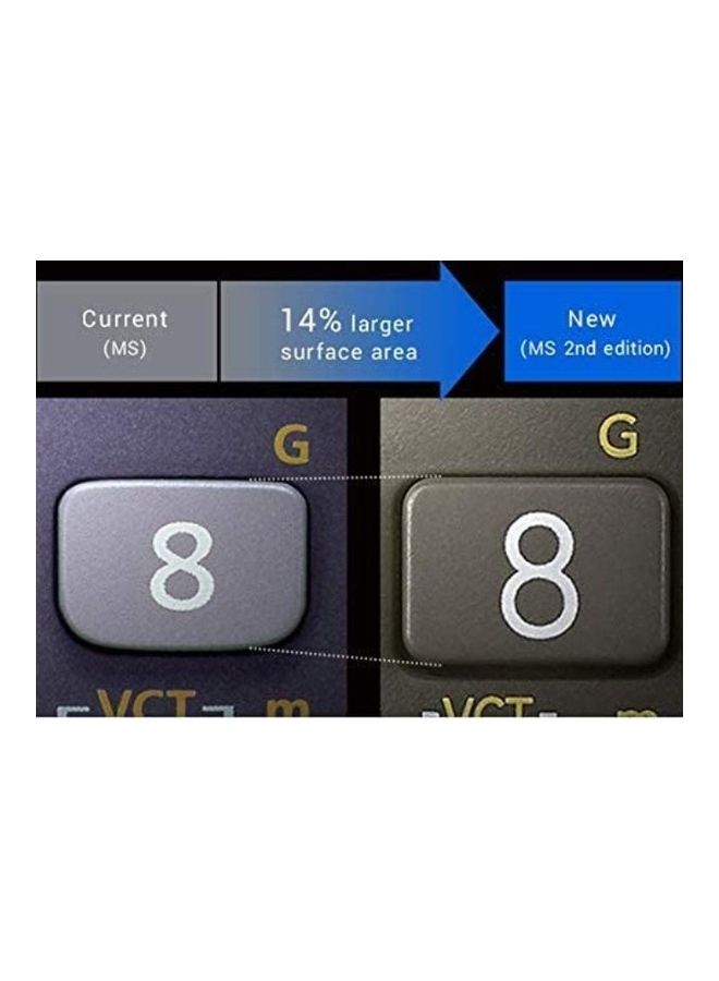 CASIO 2nd Edition Scientific Calculator With 2-Line Display Black - Image 3