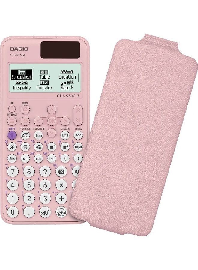 CASIO ClassWiz Standard Scientific Calculators Pink  - Image 2